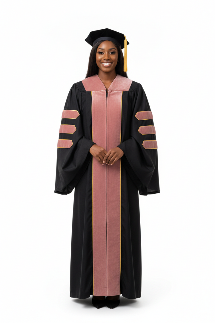Doctor of Public Health Doctoral Gown 模特展示图