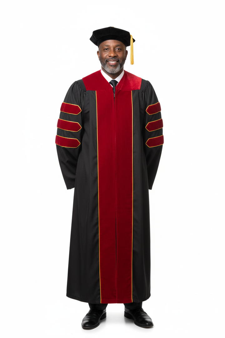 Doctor of Theology Doctoral Gown 模特展示图