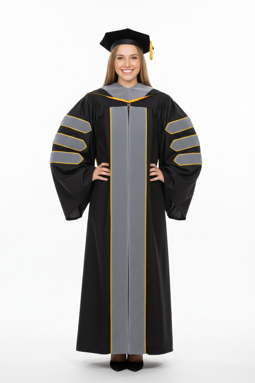 Doctor of Veterinary Science Doctoral Gown 模特展示图