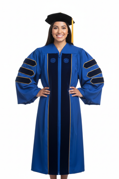 Doctoral Gown for UC Irvine Graduation