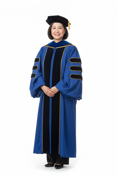 Doctoral Gown for UC San Francisco Graduation