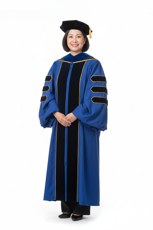 Doctoral Gown for UC San Francisco Graduation 模特展示图