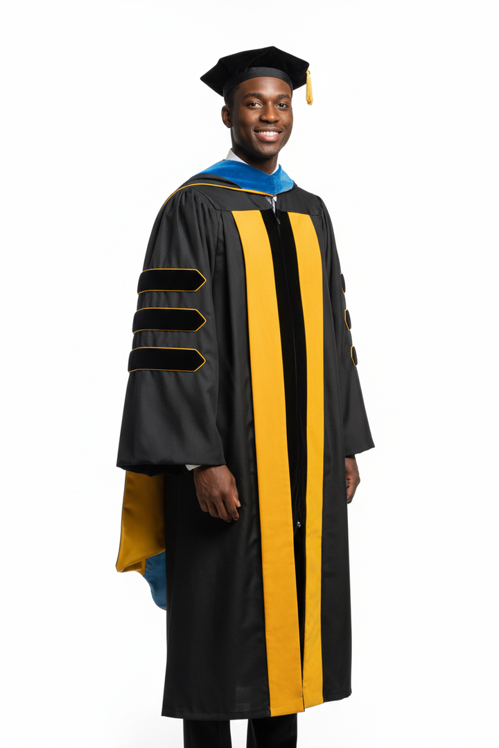 Doctoral Hood for UC Berkeley Graduation 模特展示图