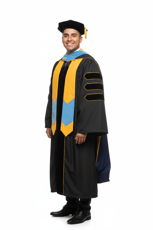 Doctoral Hood for UC Santa Cruz Graduation 模特展示图