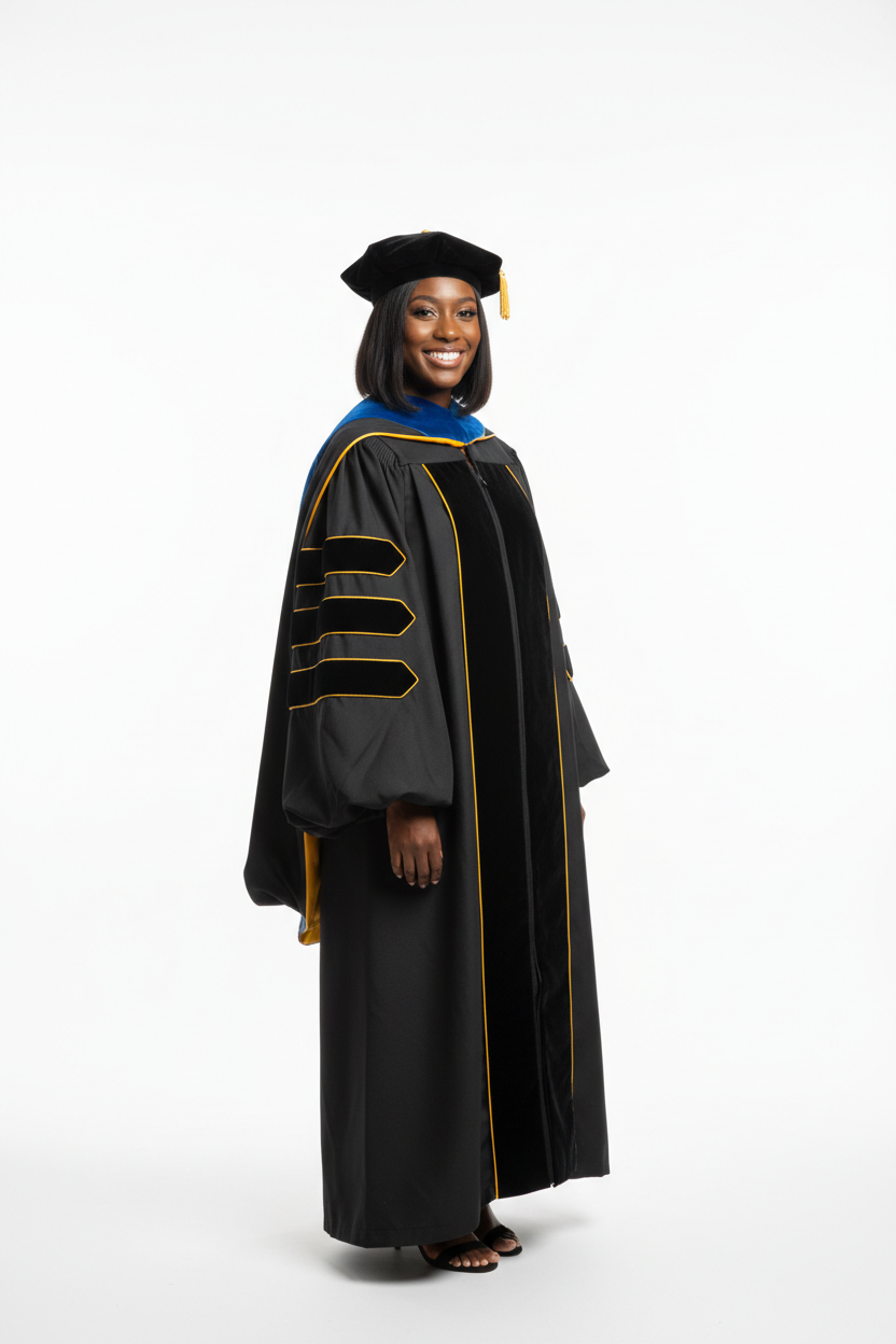 Doctoral Hood for UCLA Graduation 模特展示图