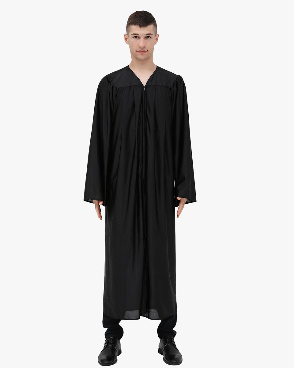 High School Economy Shiny Graduation Gown Only - 12 Colors Available - Graduation Seller