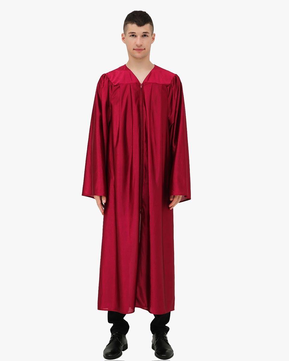 High School Economy Shiny Graduation Gown Only - 12 Colors Available - Graduation Seller