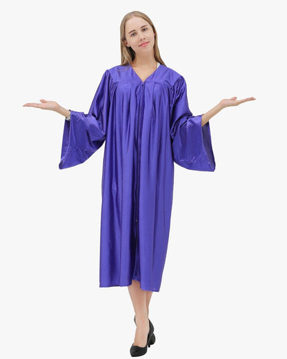 High School Economy Shiny Graduation Gown Only - 12 Colors Available - Graduation Seller