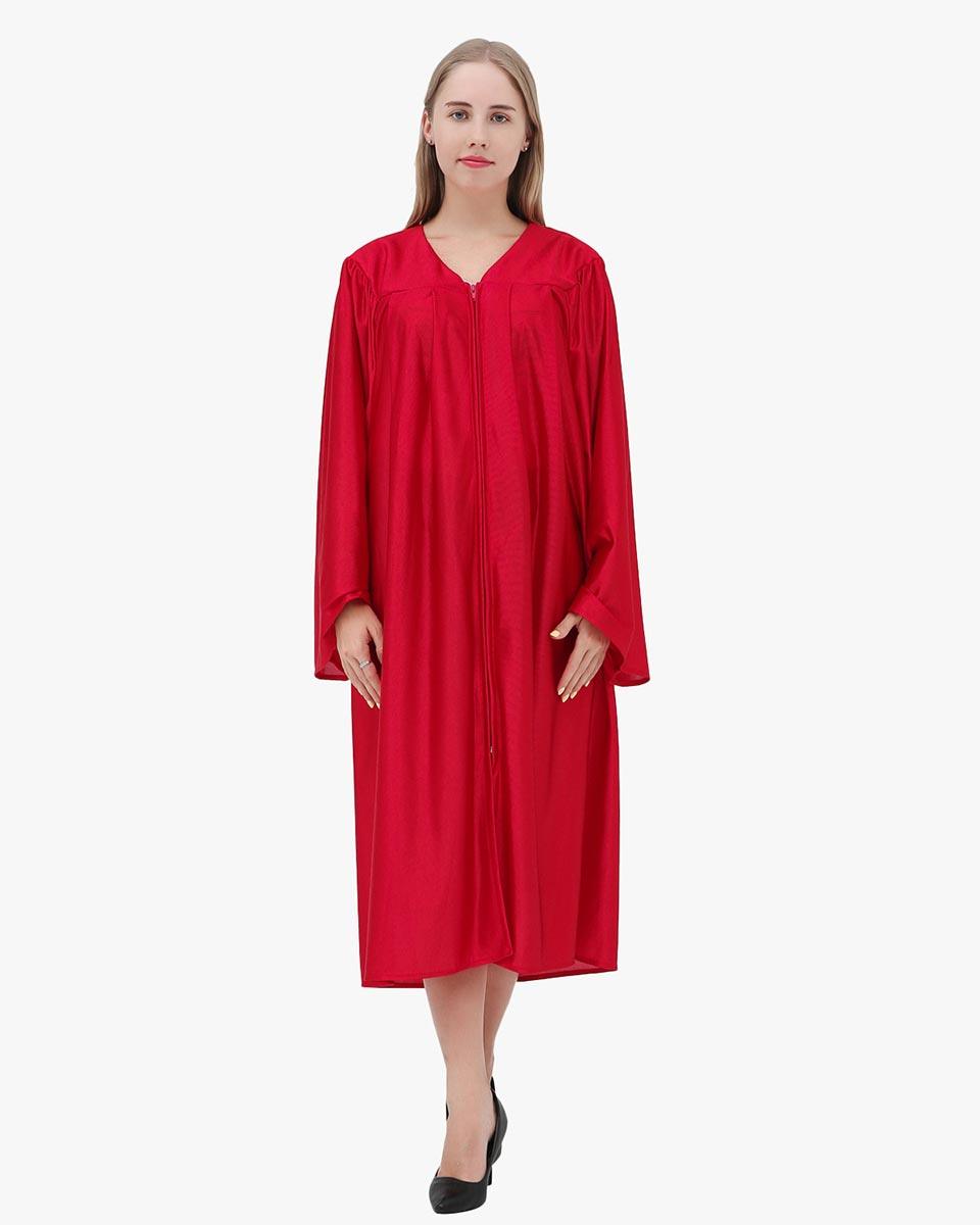 High School Economy Shiny Graduation Gown Only - 12 Colors Available - Graduation Seller
