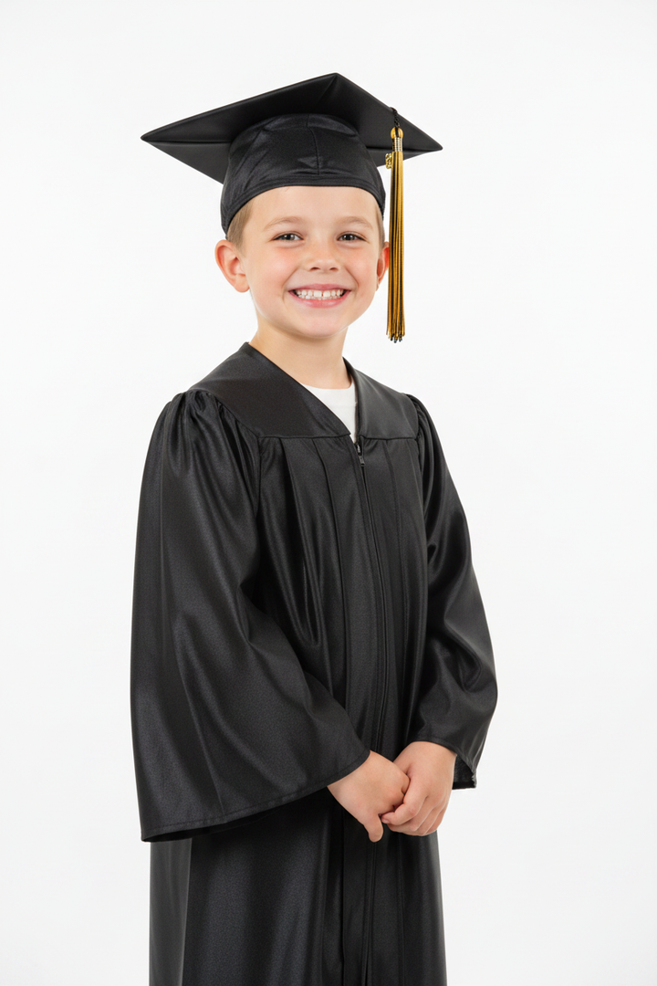 Elementary Shiny Graduation Gown