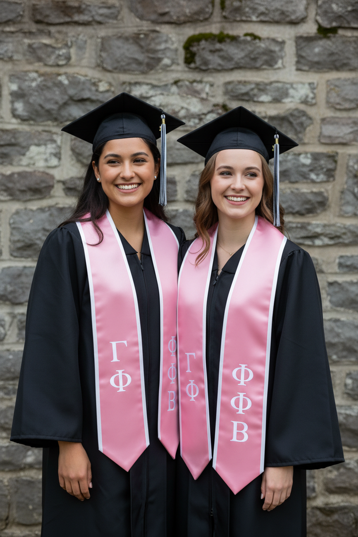 Gamma Phi Beta Greek Lettered Stole