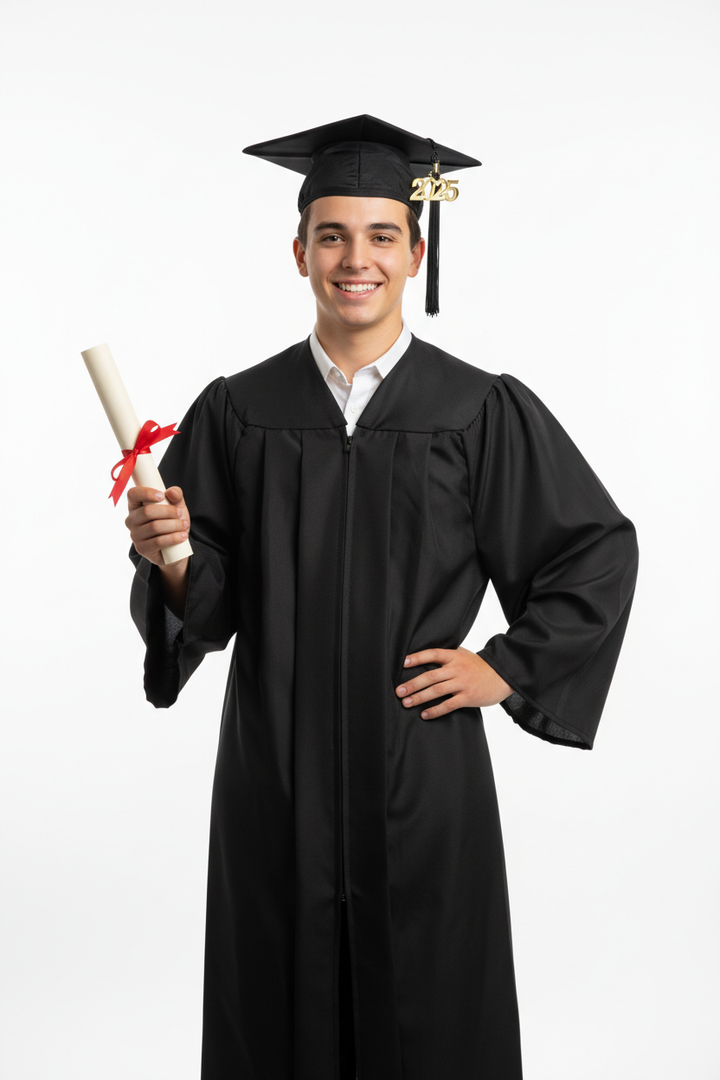 Georgia Matte Black Cap Gown