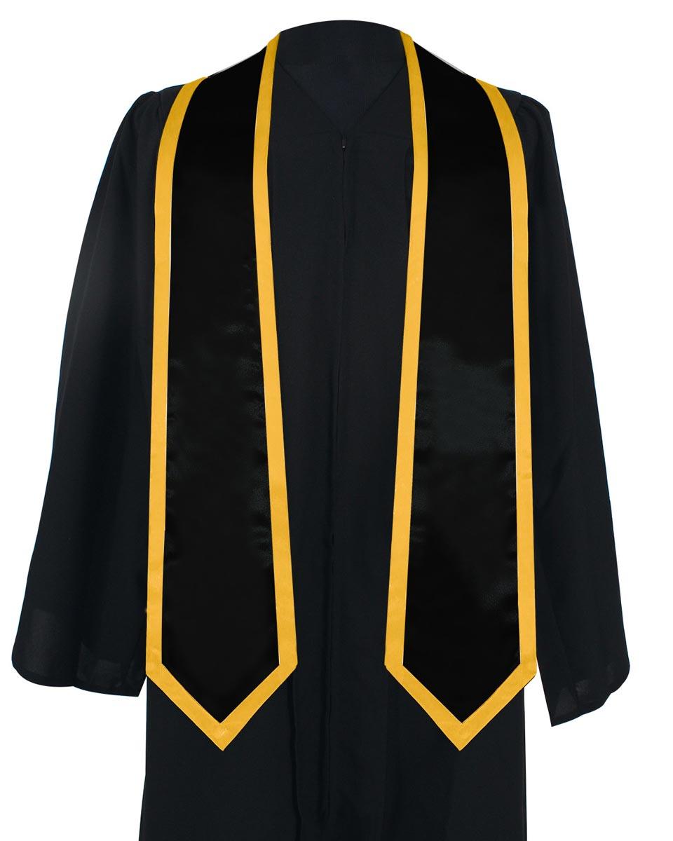 Graduation Stoles Classic End With Trim - 11 Colors Available - Graduation Seller