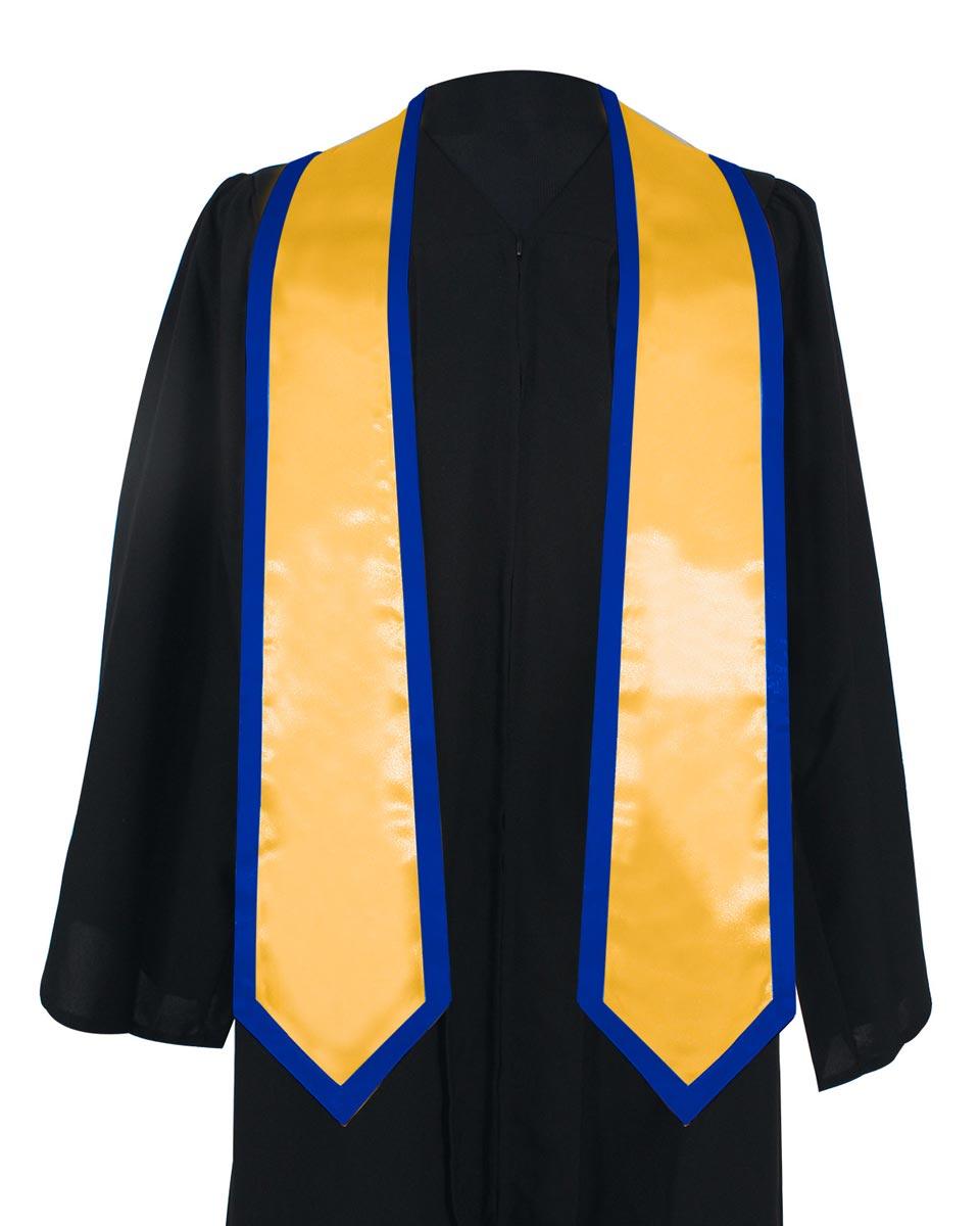 Graduation Stoles Classic End With Trim - 11 Colors Available - Graduation Seller