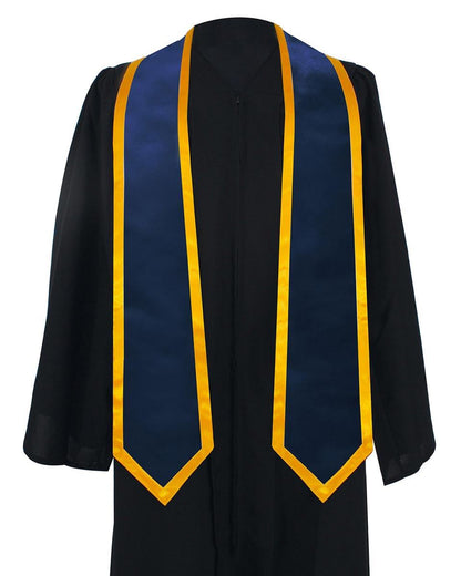 Graduation Stoles Classic End With Trim - 11 Colors Available - Graduation Seller