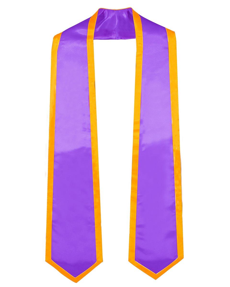 Graduation Stoles Classic End With Trim - 11 Colors Available - Graduation Seller