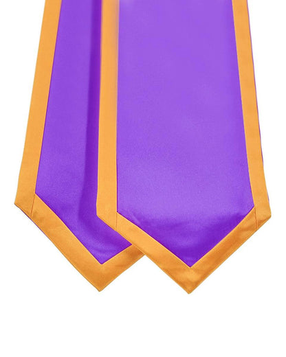 Graduation Stoles Classic End With Trim - 11 Colors Available - Graduation Seller