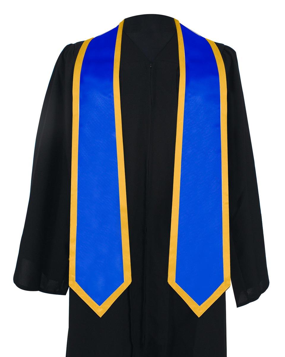 Graduation Stoles Classic End With Trim - 11 Colors Available - Graduation Seller