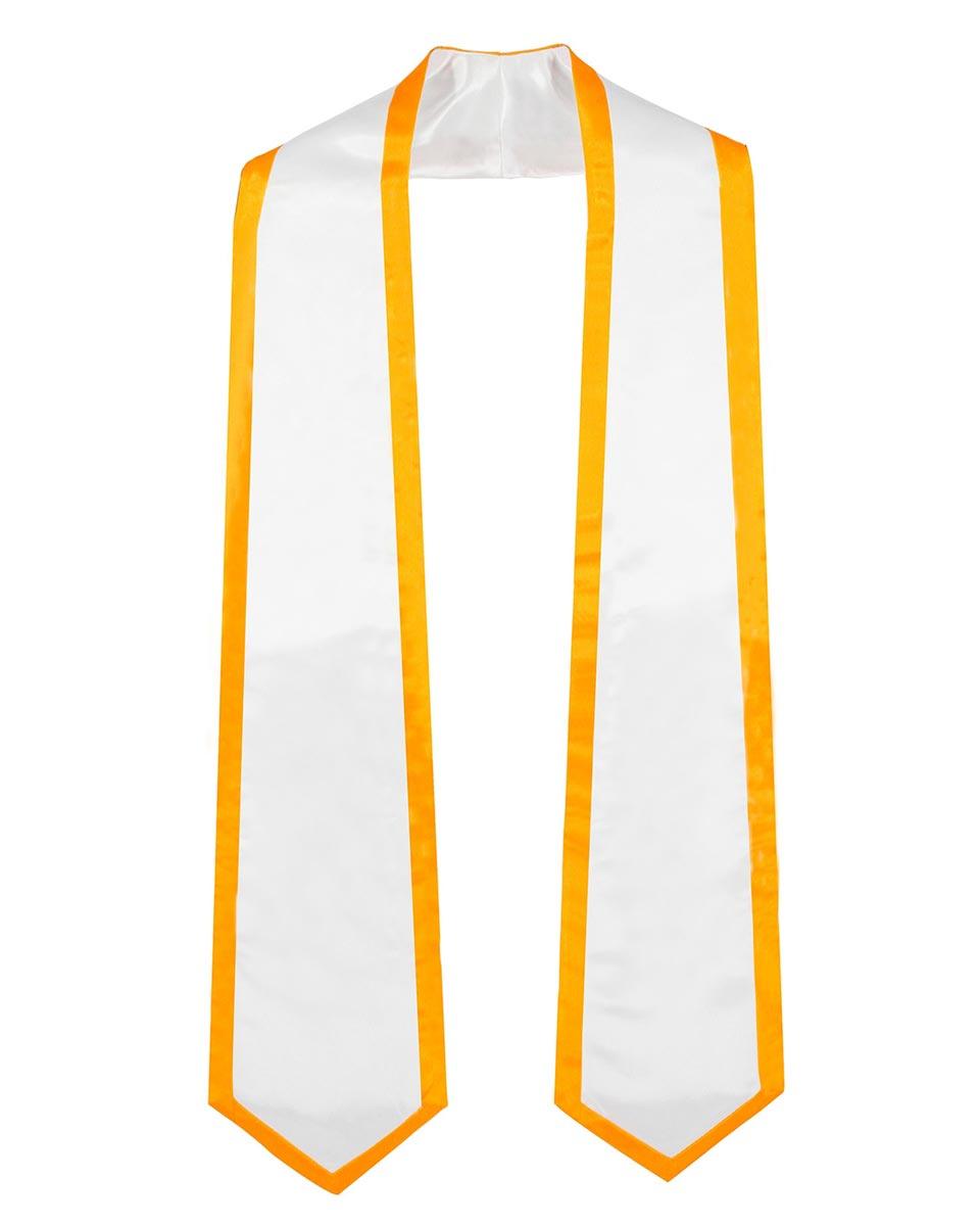 Graduation Stoles Classic End With Trim - 11 Colors Available - Graduation Seller