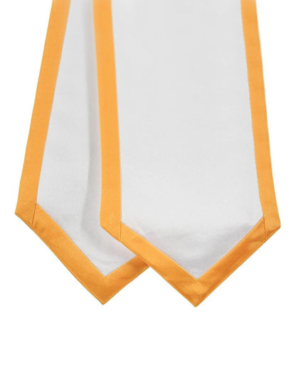 Graduation Stoles Classic End With Trim - 11 Colors Available - Graduation Seller