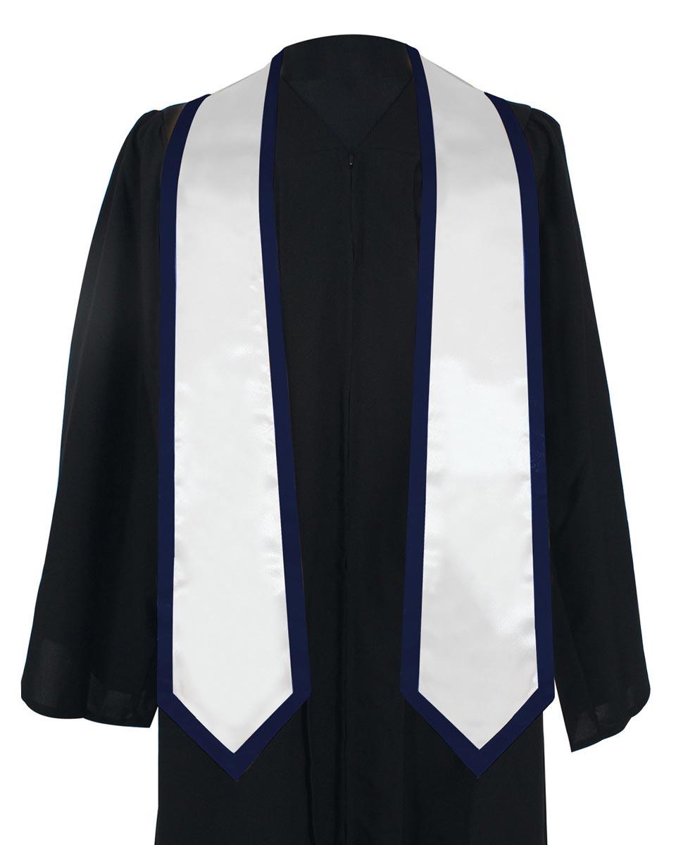 Graduation Stoles Classic End With Trim - 11 Colors Available - Graduation Seller