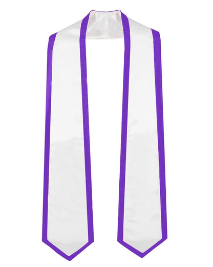 Graduation Stoles Classic End With Trim - 11 Colors Available - Graduation Seller
