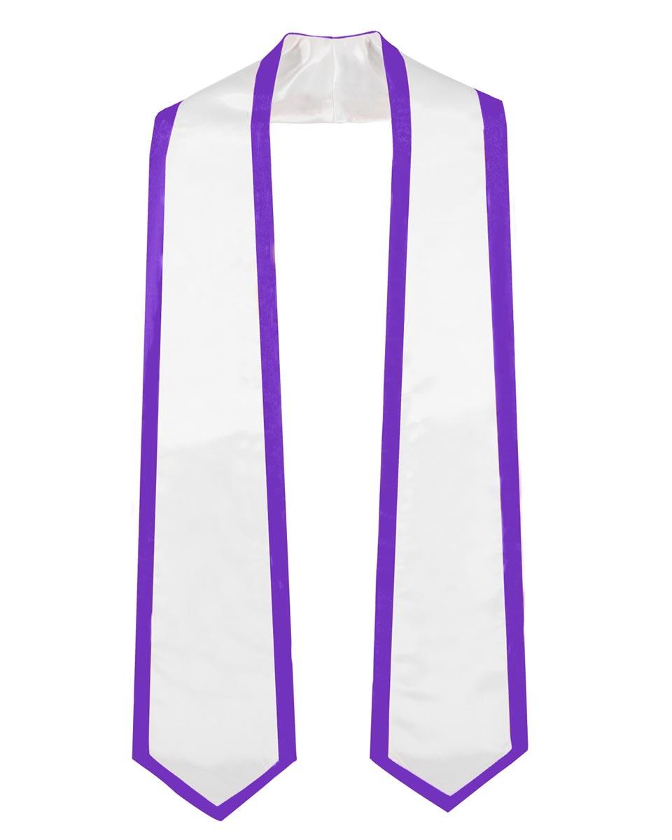 Graduation Stoles Classic End With Trim - 11 Colors Available - Graduation Seller