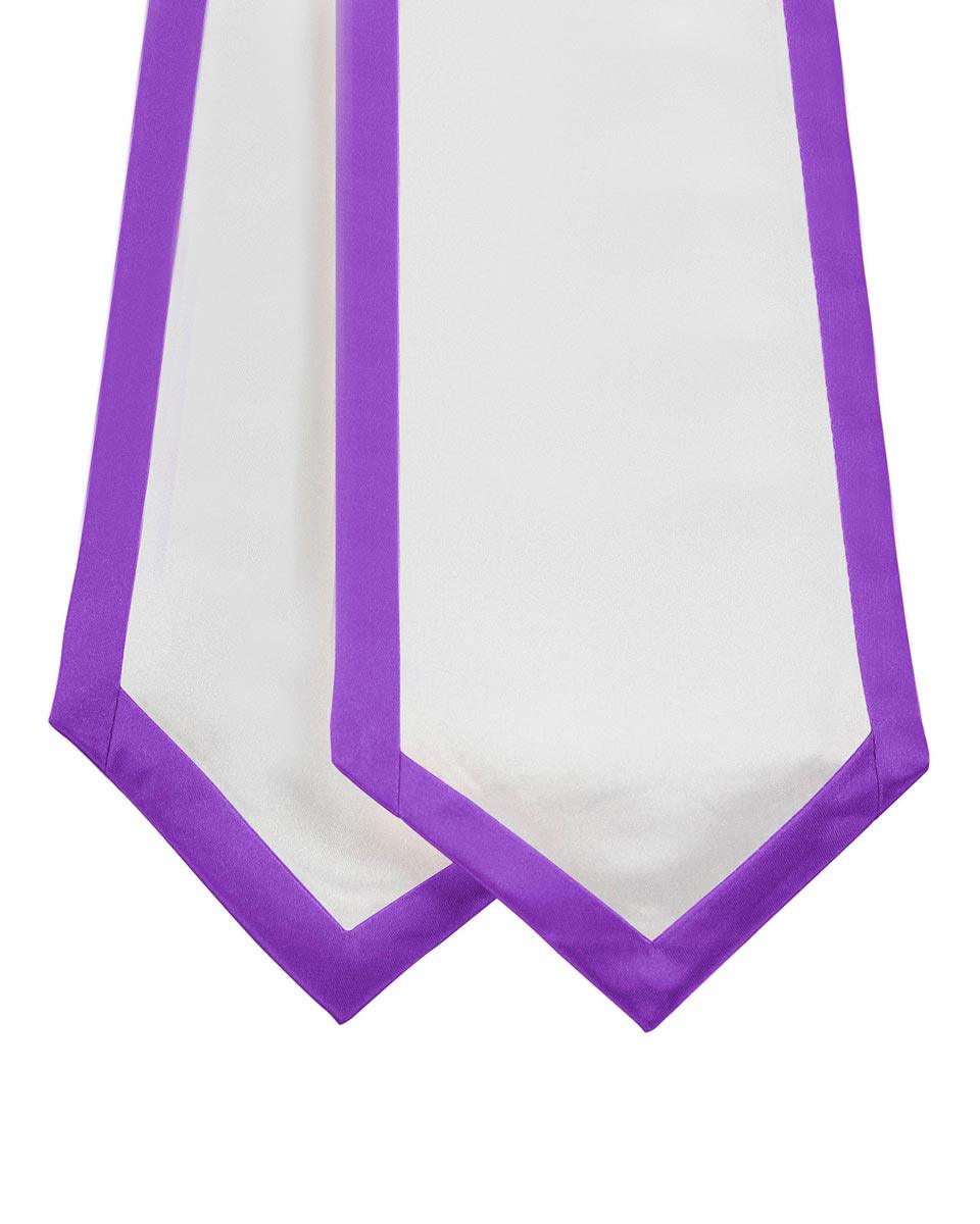 Graduation Stoles Classic End With Trim - 11 Colors Available - Graduation Seller