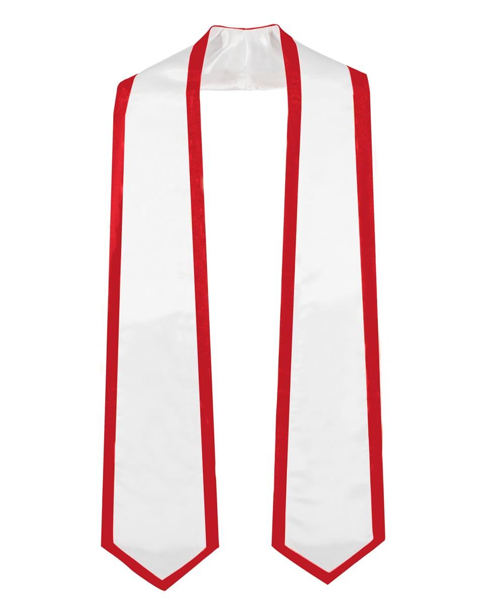 Graduation Stoles Classic End With Trim - 11 Colors Available - Graduation Seller