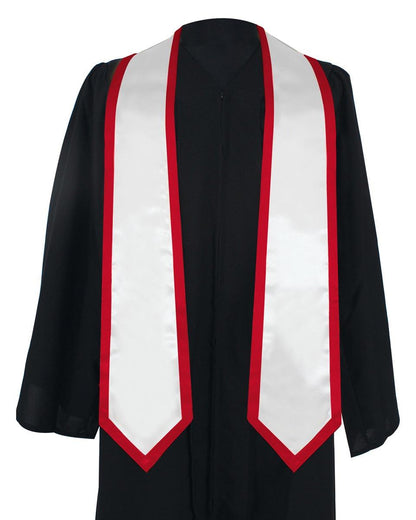 Graduation Stoles Classic End With Trim - 11 Colors Available - Graduation Seller