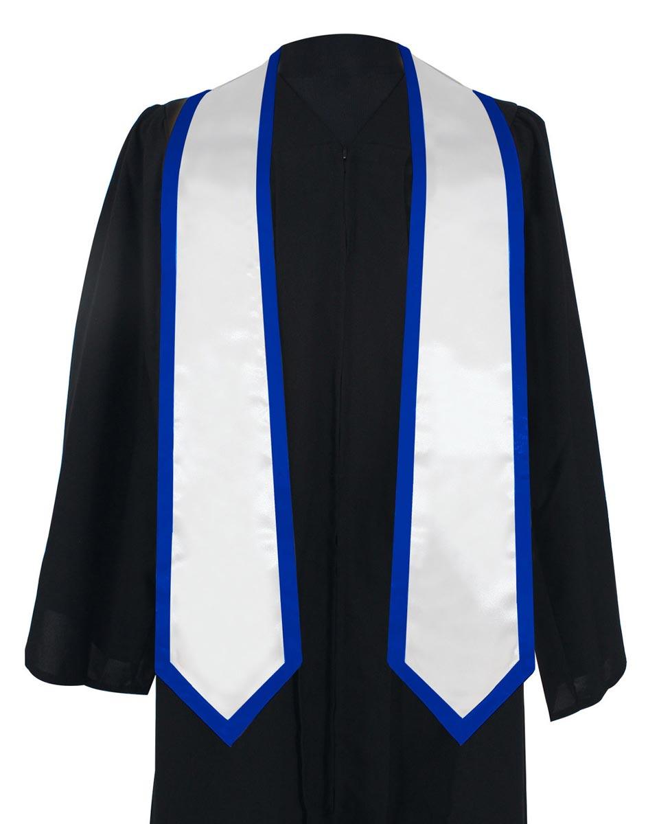 Graduation Stoles Classic End With Trim - 11 Colors Available - Graduation Seller