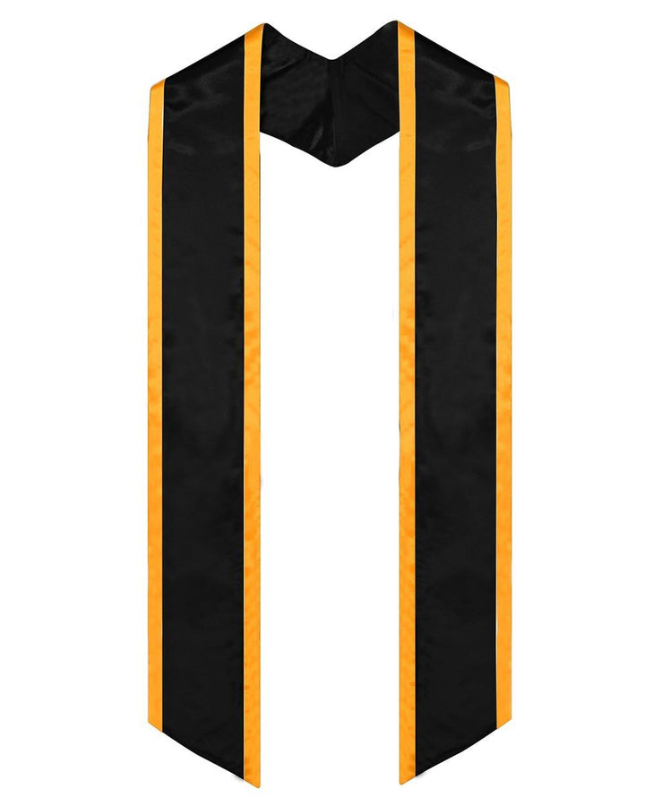 Graduation Stole Angled End With Trim - 11 Colors Available - Graduation Seller