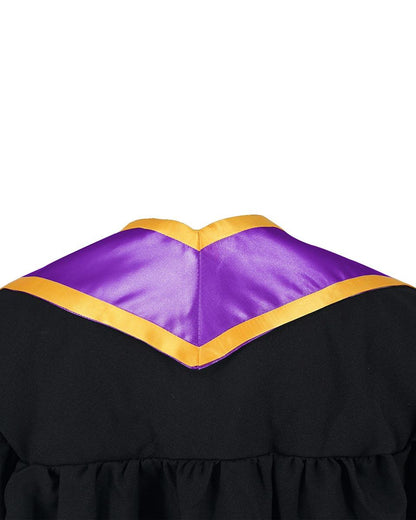 Graduation Stole Angled End With Trim - 11 Colors Available - Graduation Seller