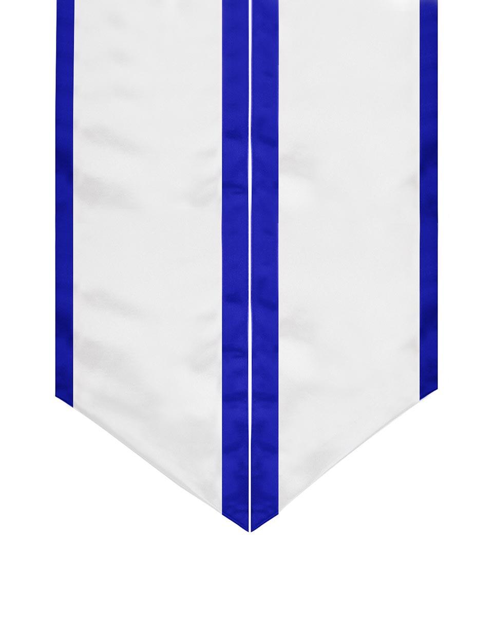 Graduation Stole Angled End With Trim - 11 Colors Available - Graduation Seller