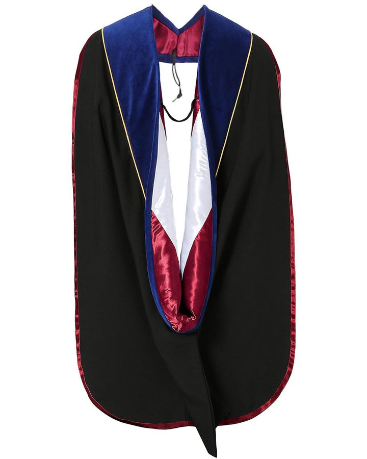 Economy Doctoral Graduation Gown, Tam & Hood Package - Graduation Seller