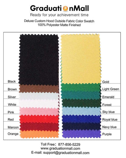 Custom Deluxe Bachelor Hood - Graduation Seller