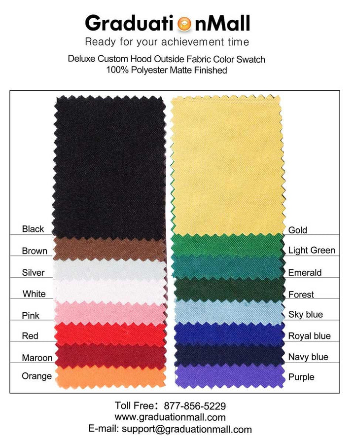 Custom Deluxe Bachelor Hood - Graduation Seller