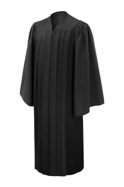 Deluxe Black High School Gown - Graduation Seller