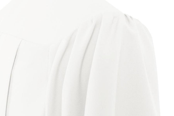 Matte White Junior High/Middle School Gown - Graduation Seller