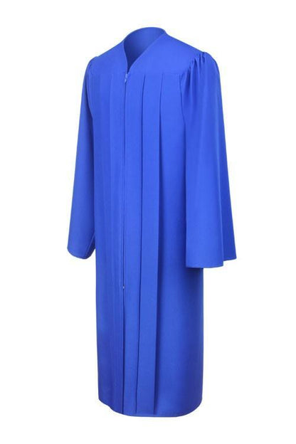 Matte Royal Blue High School Gown - Graduation Seller