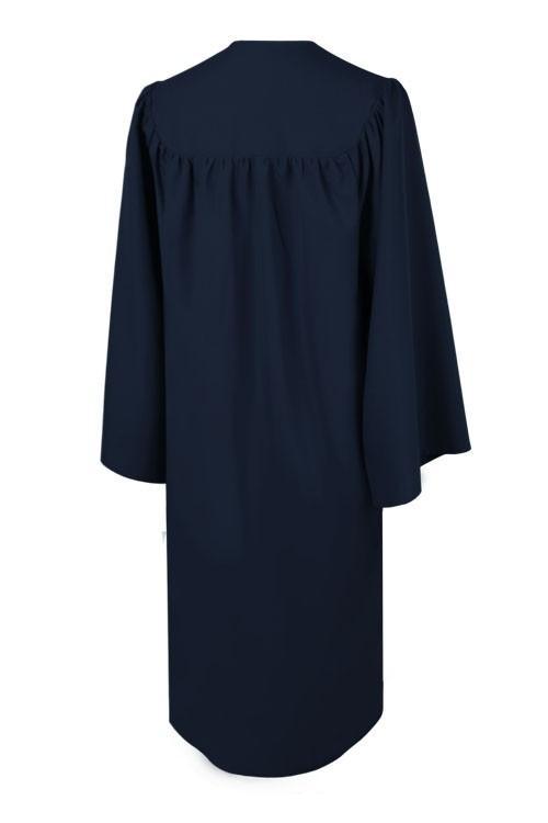 Matte Navy Blue Bachelors Academic Gown - Graduation Seller