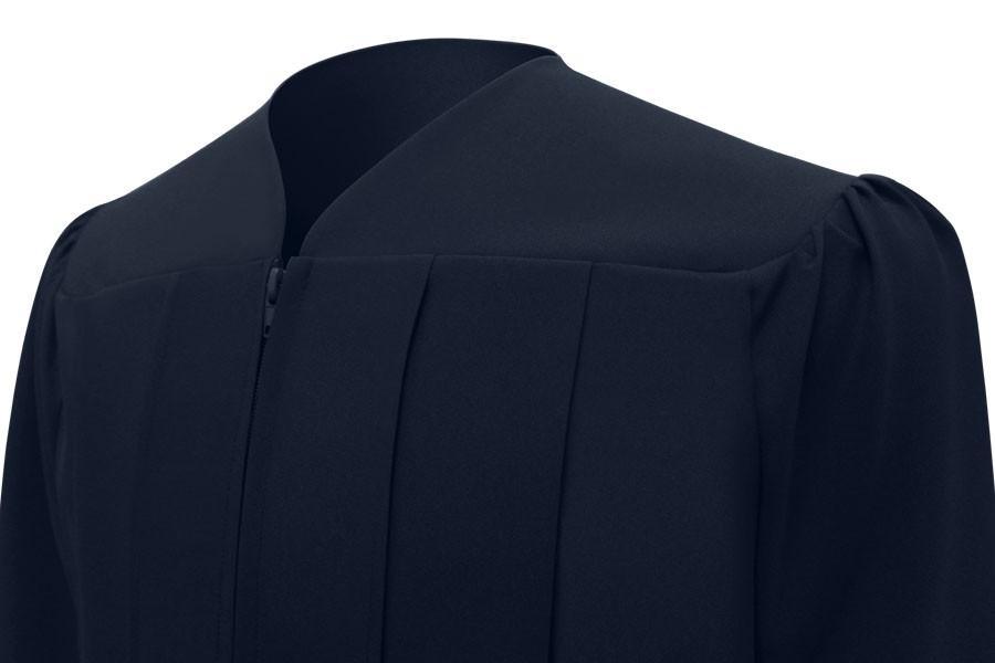 Matte Navy Blue Bachelors Gown - Graduation Seller