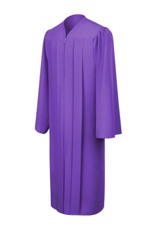 Matte Purple Elementary Gown - Graduation Seller