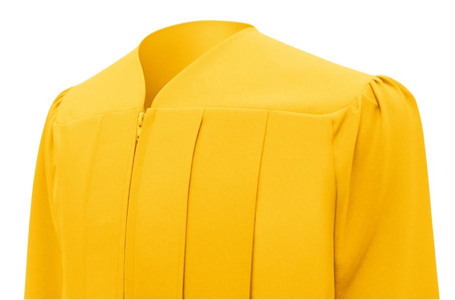 Matte Gold Junior High/Middle School Gown - Graduation Seller