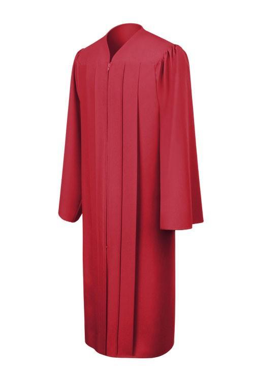 Matte Red Bachelors Gown - Graduation Seller