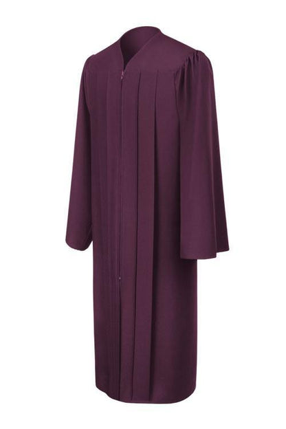 Matte Maroon Bachelors Gown - Graduation Seller
