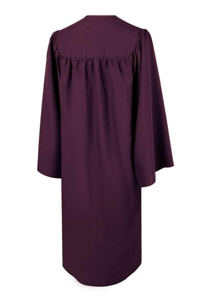 Matte Maroon Elementary Gown - Graduation Seller