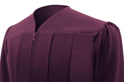 Matte Maroon Junior High/Middle School Gown - Graduation Seller
