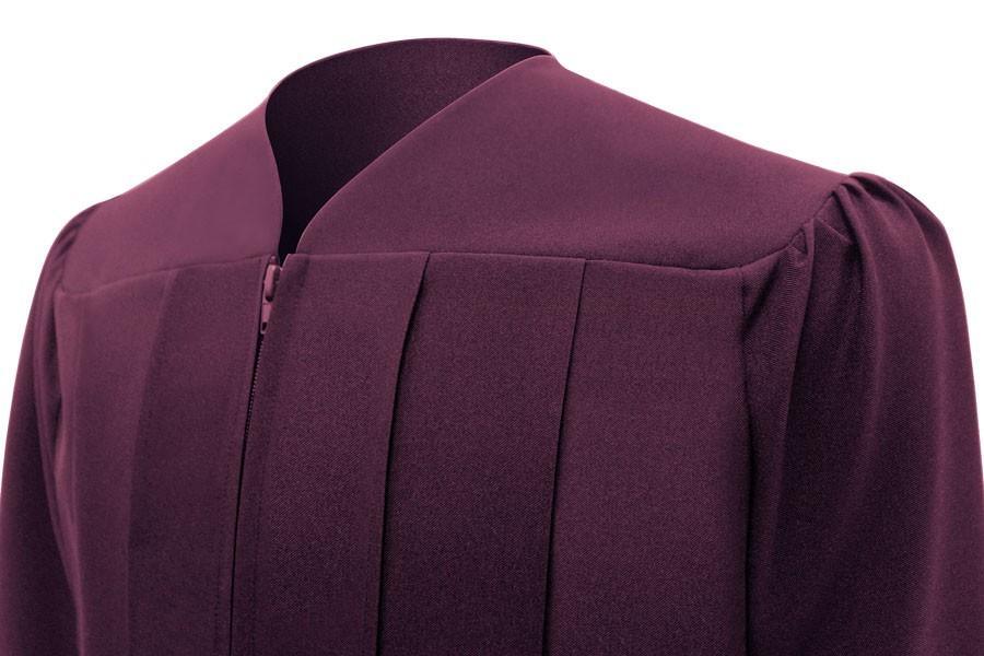 Matte Maroon Bachelors Academic Gown - Graduation Seller