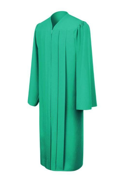 Matte Emerald Green Bachelors Academic Gown - Graduation Seller